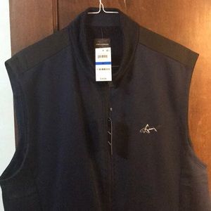 NWT Greg Norman blue hydrotech vest